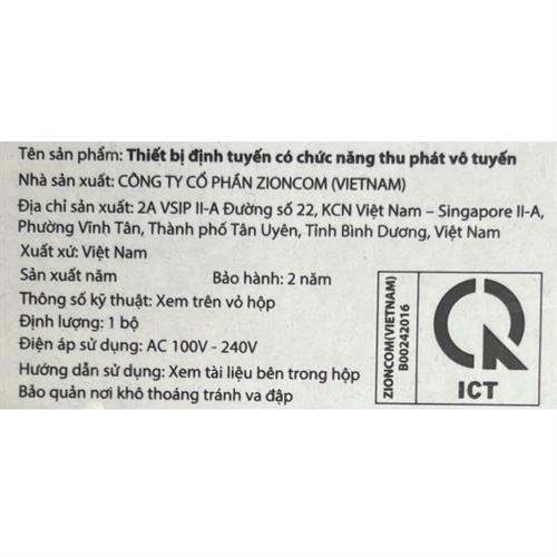 Bộ phát Wifi Chuẩn Wifi 6 Totolink X30- AX3000 Màu Đen
