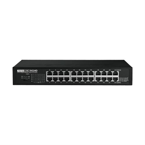 Thiết bị chuyển mạch Switch Totolink 24 cổng SG24D Màu Đen
