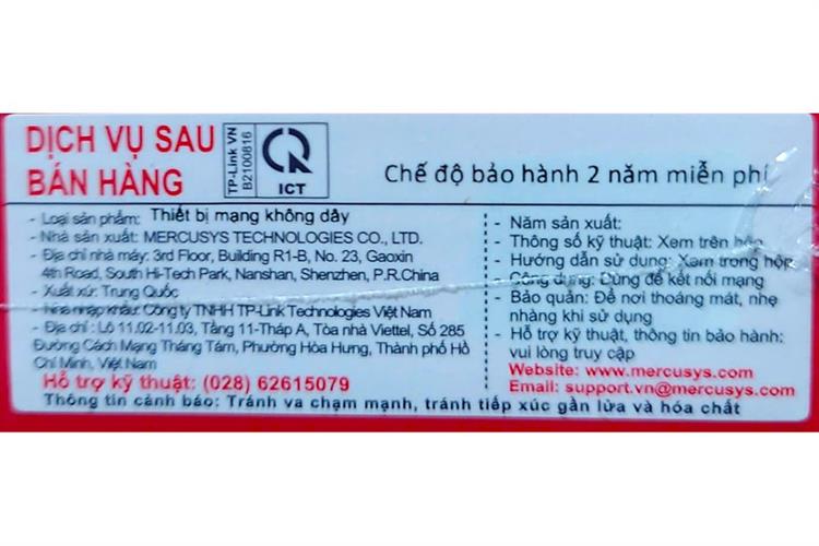 Bộ phát Wifi di động 4G LTE Wifi 6 Mercusys TL-MT115 Màu Trắng
