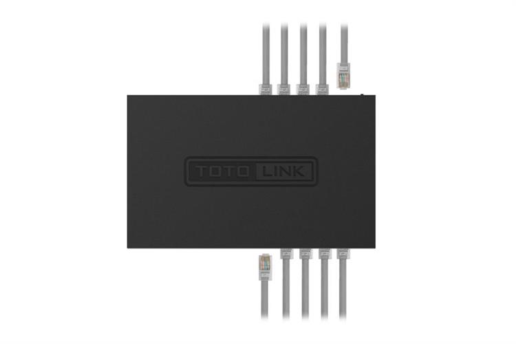 Thiết bị chuyển mạch Switch Totolink 2 Cổng SW1008P Màu Đen