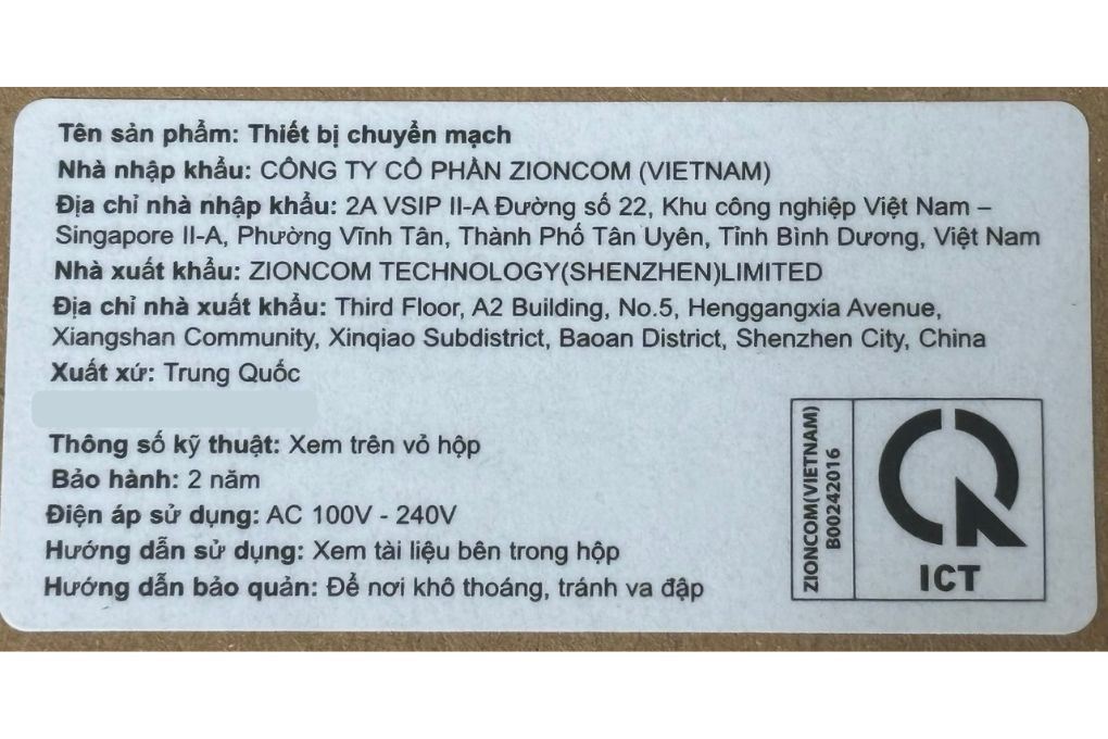 Thiết bị chuyển mạch Switch Totolink 2 Cổng SW1008P Màu Đen