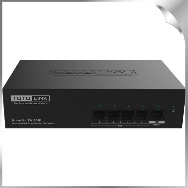 Thiết bị chuyển mạch Switch Totolink 2 Cổng SW1008P