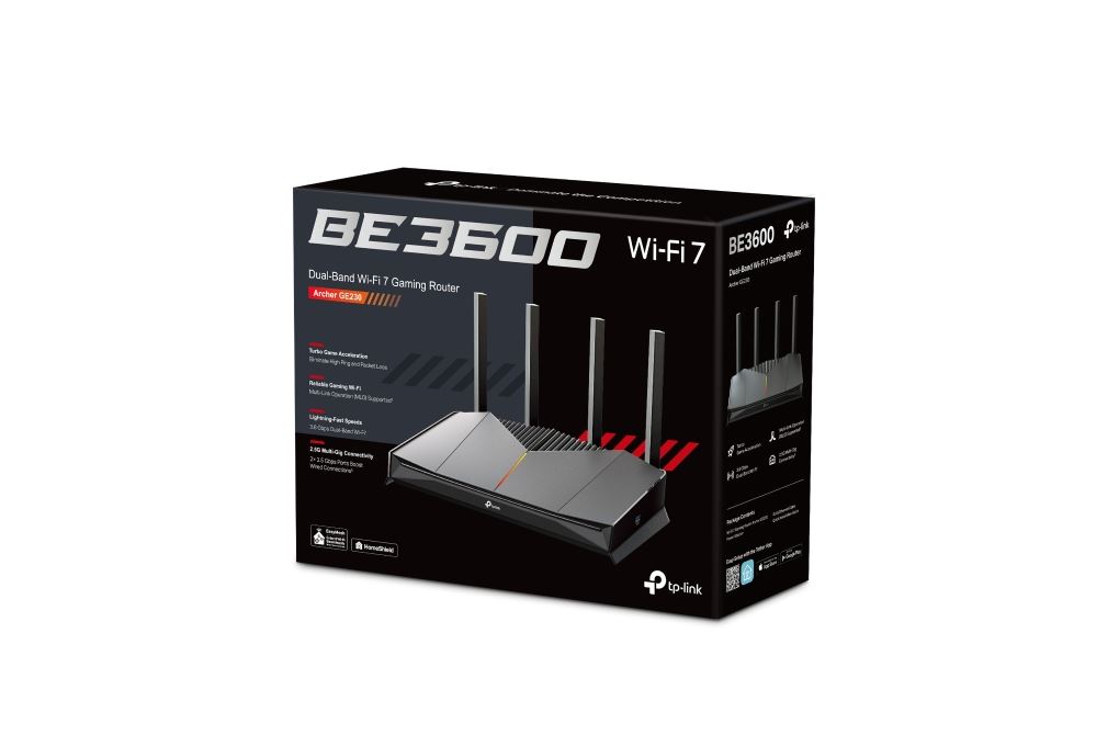 Router Gaming Wifi 7 TP-Link Archer GE230 Màu Đen