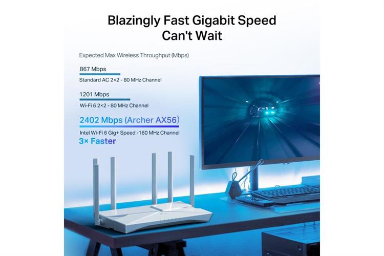Router Wifi 7 TP-Link Archer AX56(EU) Màu Trắng