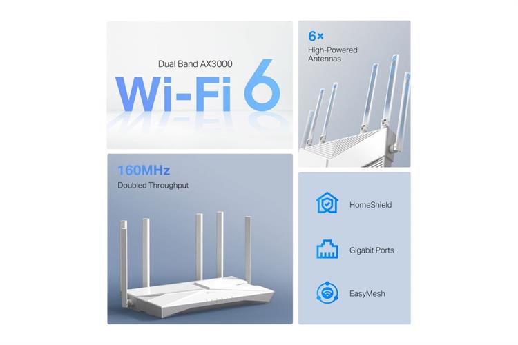Router Wifi 7 TP-Link Archer AX56(EU) Màu Trắng