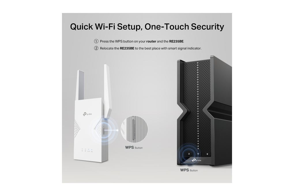 Router Wifi 7 TP-Link RE235BE Màu Trắng