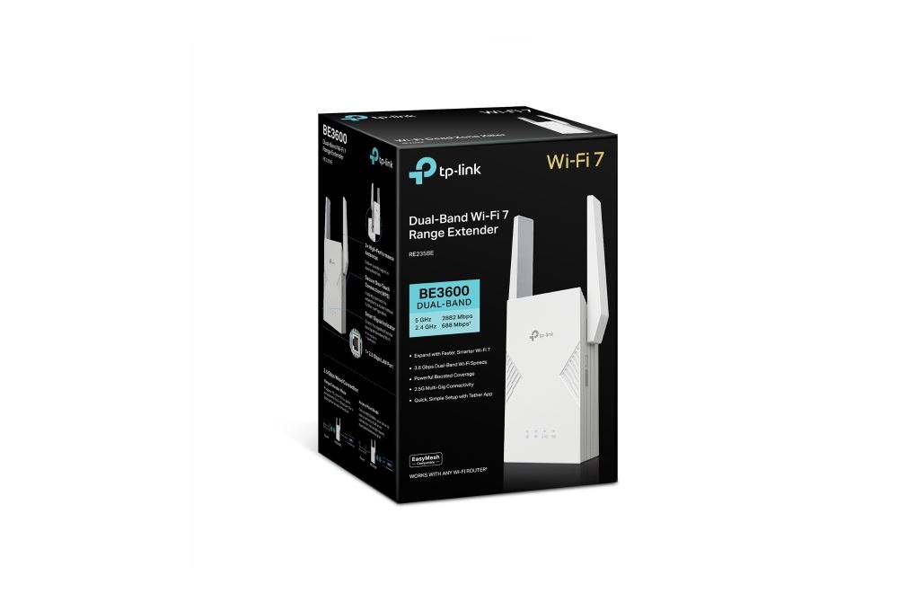 Router Wifi 7 TP-Link RE235BE Màu Trắng