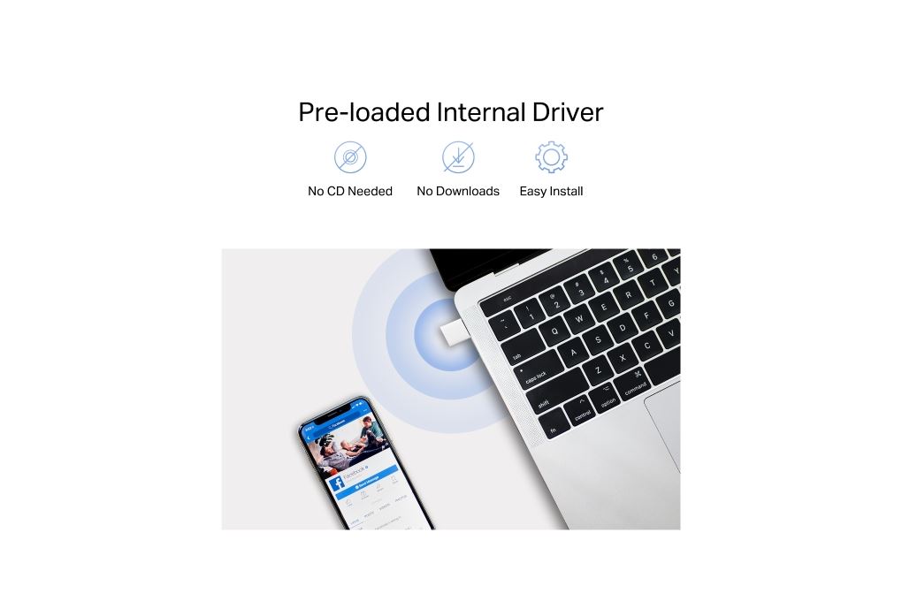 USB Wifi 6 Bluetooth 5.3 Mercusys MA60XNB - 2