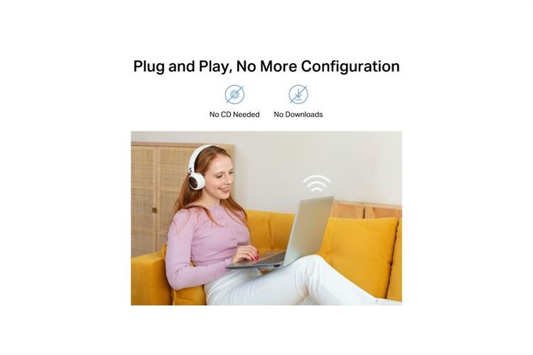 USB Wifi 5 Bluetooth 5.0 Mercusys MA20NB Màu Đen