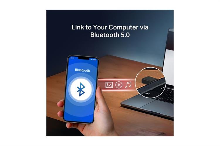 USB Wifi 5 Bluetooth 5.0 Mercusys MA20NB Màu Đen