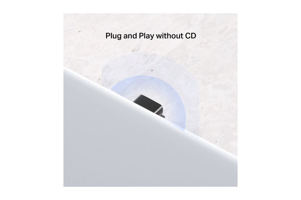 USB Wifi 5 Bluetooth 5.0 Mercusys MA20NB Màu Đen
