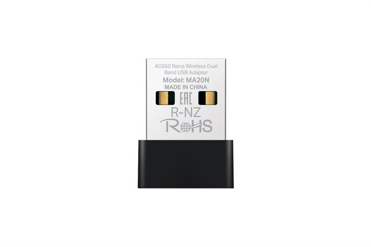 USB Wifi 5 Mercusys MA20N Màu Đen