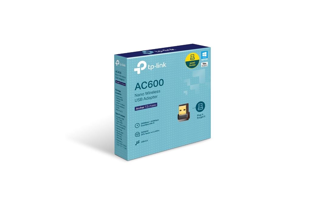 USB Wifi 5 TP-Link Archer T2U Nano Màu Đen