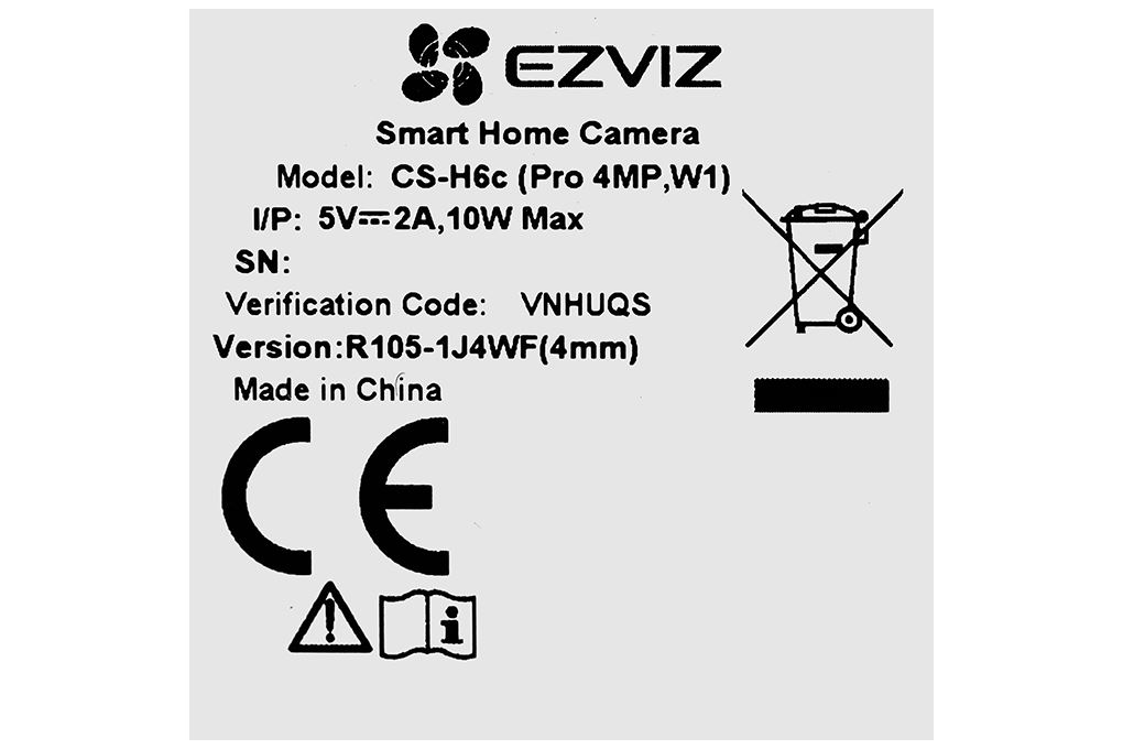 Camera IP 360 Độ 4MP EZVIZ H6C Pro - 14