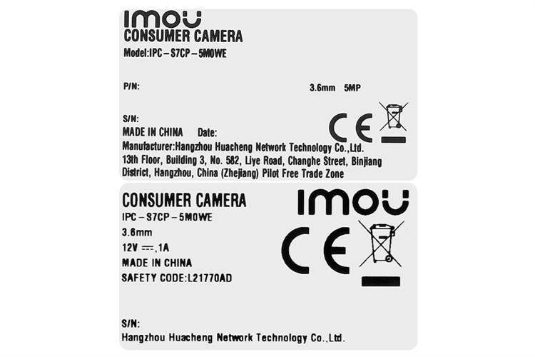 Camera IP Ngoài trời 360 Độ 5MP IMOU Cruiser 2 GS7EP-5M0WE Màu Trắng