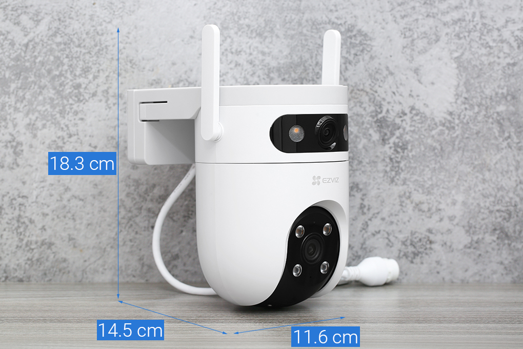Camera IP Ngoài Trời 360 độ EZVIZ H9C Dual Màu Trắng