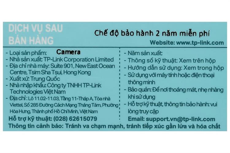 Camera IP Ngoài trời 360 Độ TP-Link Tapo C520WS Màu Trắng