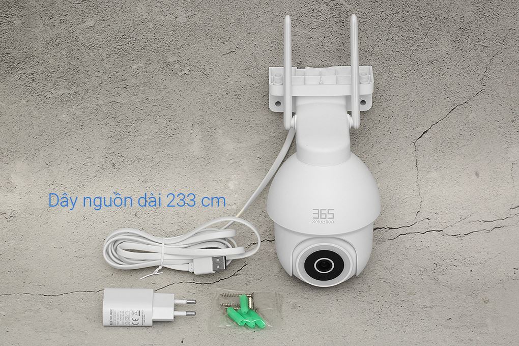 Camera IP Ngoài Trời 360 Độ 365 Selection OC2 Màu Trắng