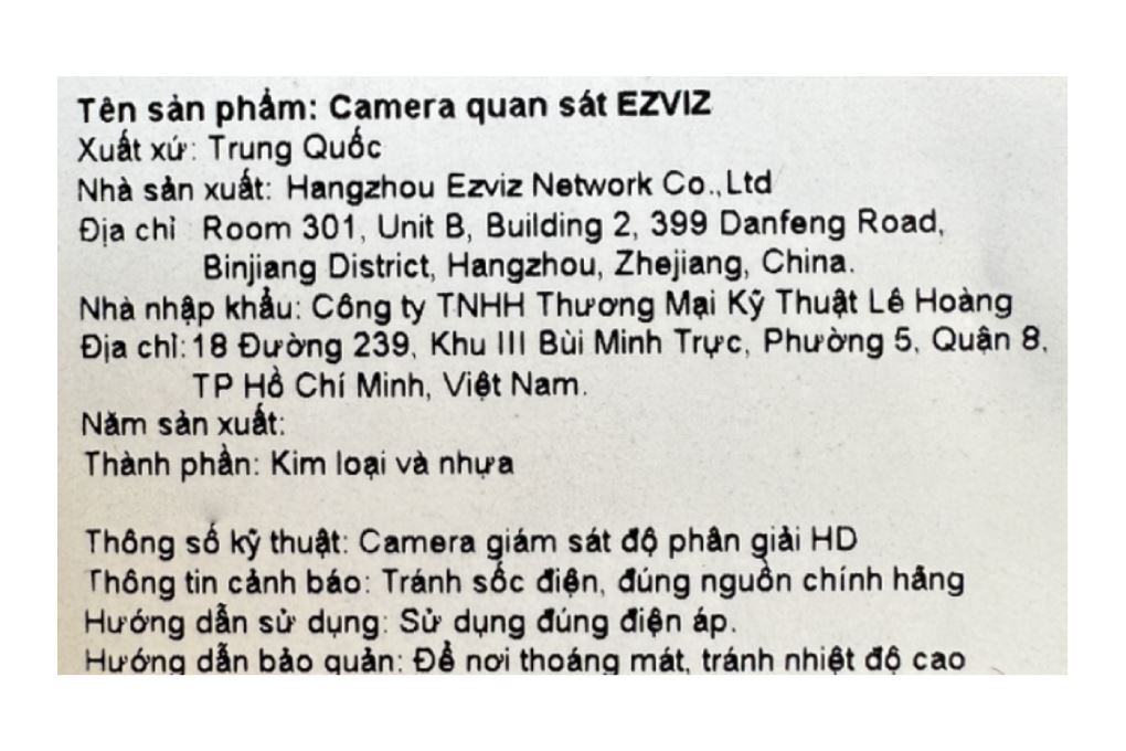 Camera IP Ngoài Trời Ezviz H3C Màu Trắng