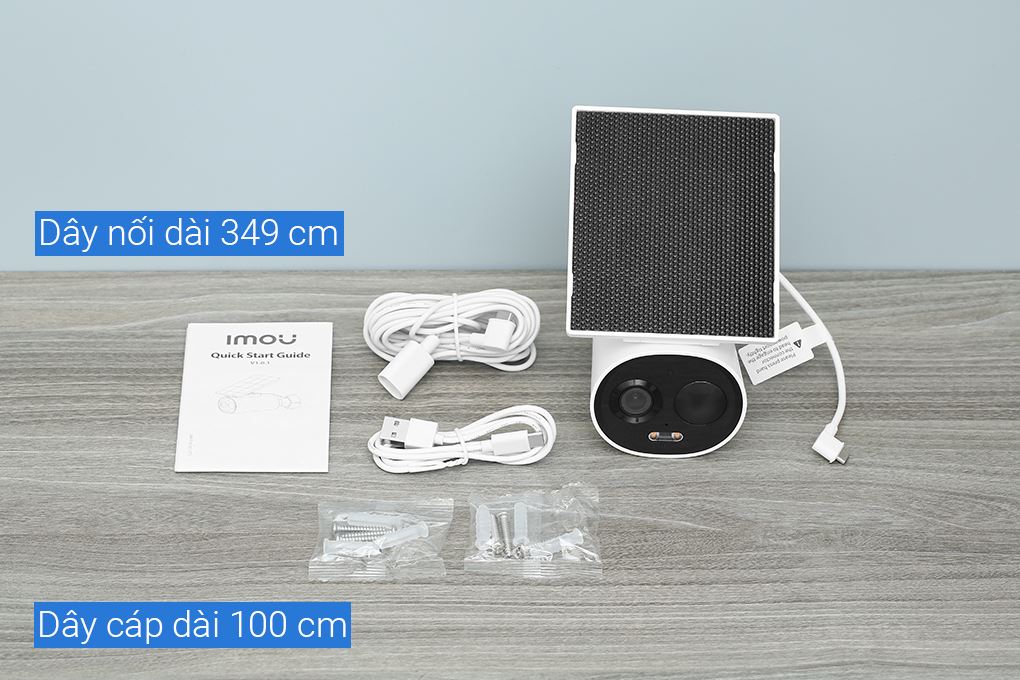 Camera IP Ngoài Trời 3MP IMOU Cell 3C Năng Lượng Mặt Trời IPC-K9DCP-3T0WE-V2 Màu Trắng