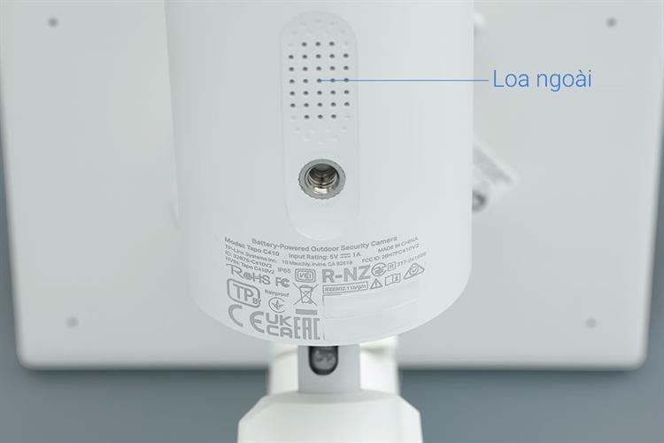 Camera IP Ngoài trời TP-Link Năng Lượng Mặt Trời Tapo C410 Kit Màu Trắng