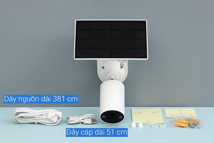 Camera IP Ngoài trời TP-Link Năng Lượng Mặt Trời Tapo C410 Kit Màu Trắng