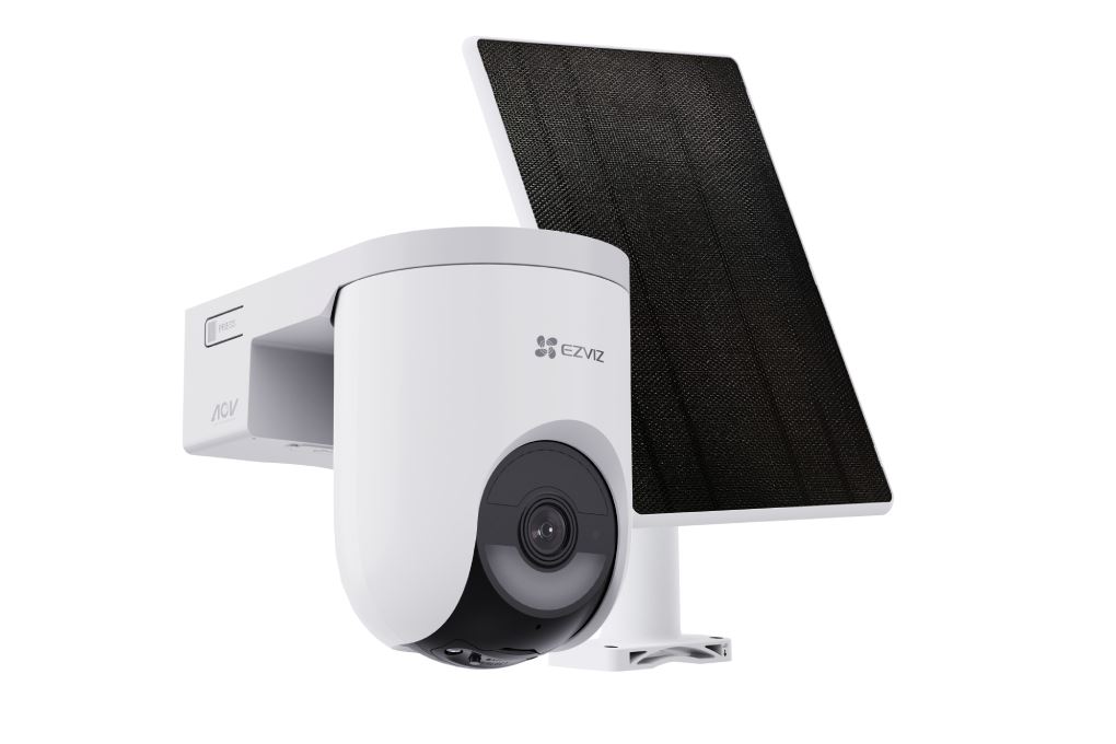 Camera IP Ngoài trời 360 Độ 4MP Ezviz AOV Năng Lượng Mặt Trời HB8C Màu Trắng