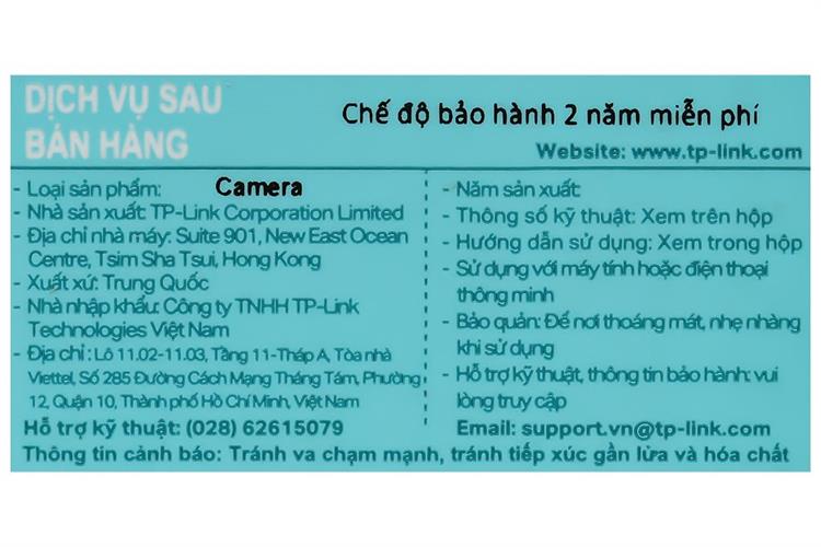 Camera IP Trong nhà và Ngoài trời 360 Độ TP-Link Tapo C216 Màu Trắng