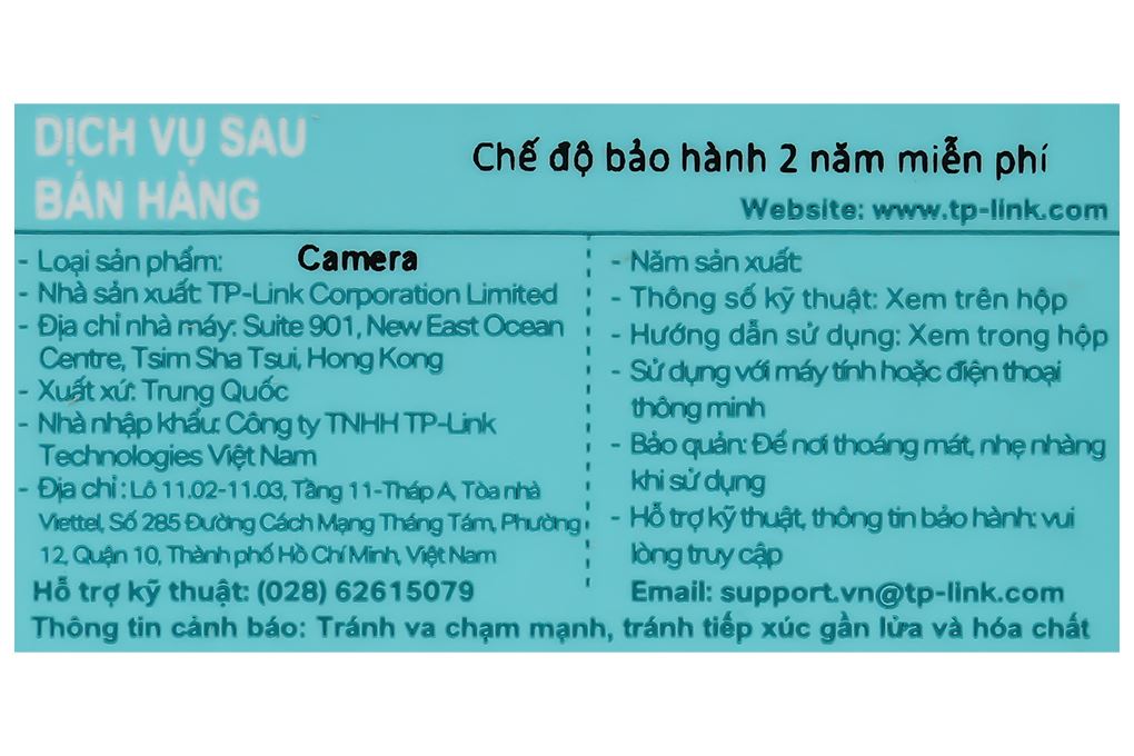 Camera IP Trong nhà và Ngoài trời 360 Độ 3MP TP-Link Tapo C216 - 18