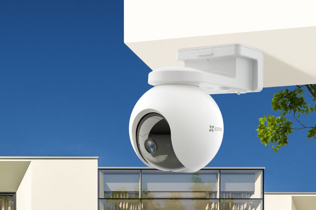 Camera IP Ngoài trời 360 Độ Ezviz 4G Năng Lượng Mặt Trời EB8 Màu Trắng