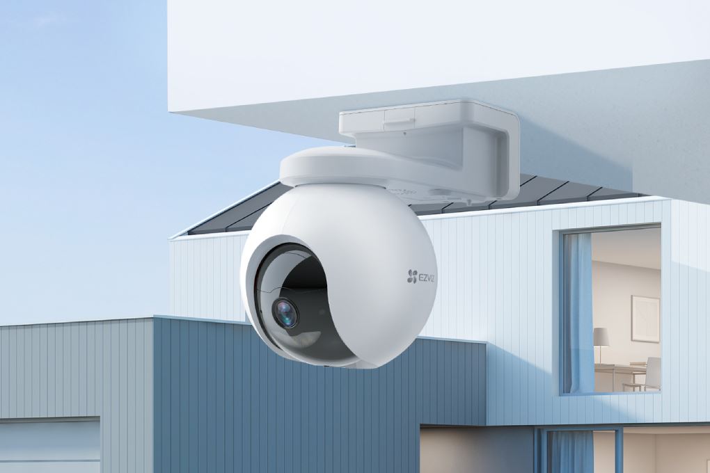 Camera IP Ngoài trời 360 Độ Ezviz 4G Năng Lượng Mặt Trời EB8 Màu Trắng