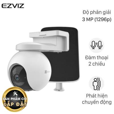 Camera IP Ngoài trời 360 Độ Ezviz 4G Năng Lượng Mặt Trời EB8