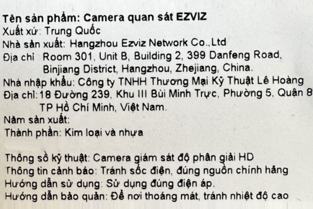 Camera IP 360 Độ 8MP EZVIZ H6C G1 Màu Trắng