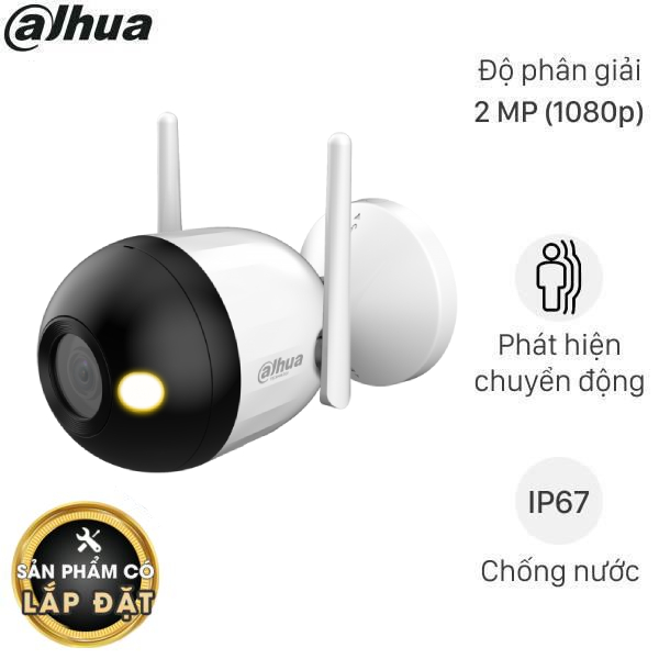 Camera IP Ngoài Trời 2MP Dahua Bullet DH-F2C-LED