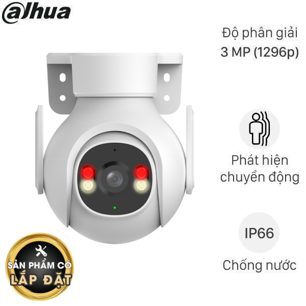 Camera IP Ngoài trời 360 Độ 3MP Dahua DH-P3B-PV