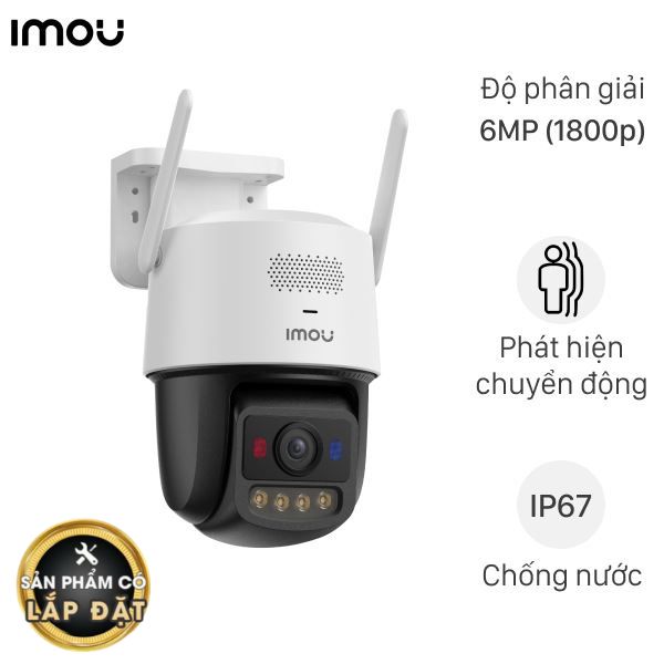 Camera IP Ngoài trời 360 Độ 6MP IMOU Titan Pro IPC-U7LN-6V0NE