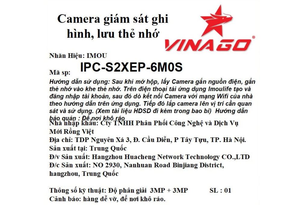 Camera IP 360 Độ IMOU Ranger Dual Pro S2XEP-6M0S Màu Trắng