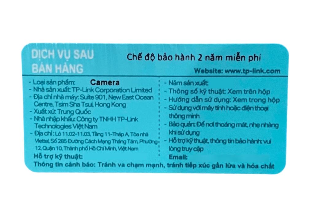 Camera IP 360 Độ 5MP TP-Link Tapo C232 Màu Trắng