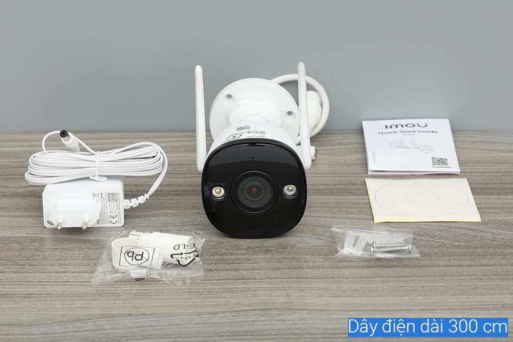 Camera IP Ngoài trời 3MP IMOU Bullet 3 S3EP-3M0WE Màu Trắng
