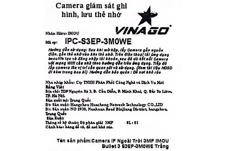 Camera IP Ngoài trời IMOU Bullet 3 S3EP-3M0WE Màu Trắng