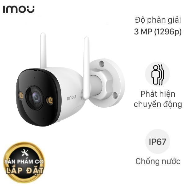 Camera IP Ngoài trời IMOU Bullet 3 S3EP-3M0WE