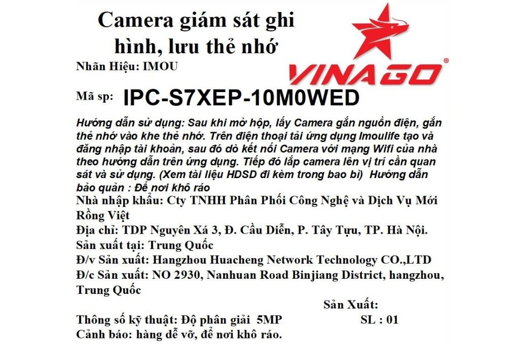 Camera IP Ngoài trời 360 Độ 5MP IMOU Cruiser Dual 2 S7XEP-10M0WED - 21