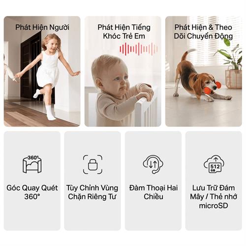 Camera IP 360 Độ Mercusys MC200 Màu Trắng