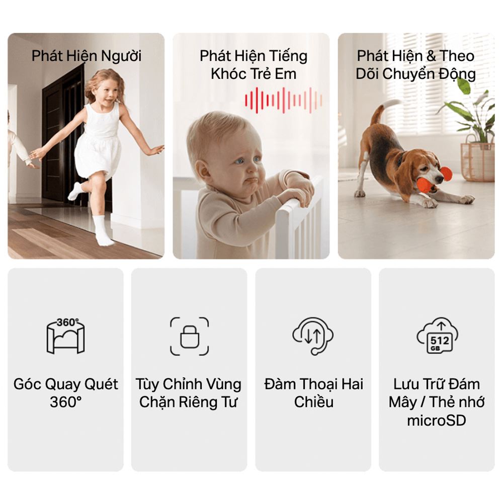 Camera IP 360 Độ 2MP Mercusys MC200 - 4