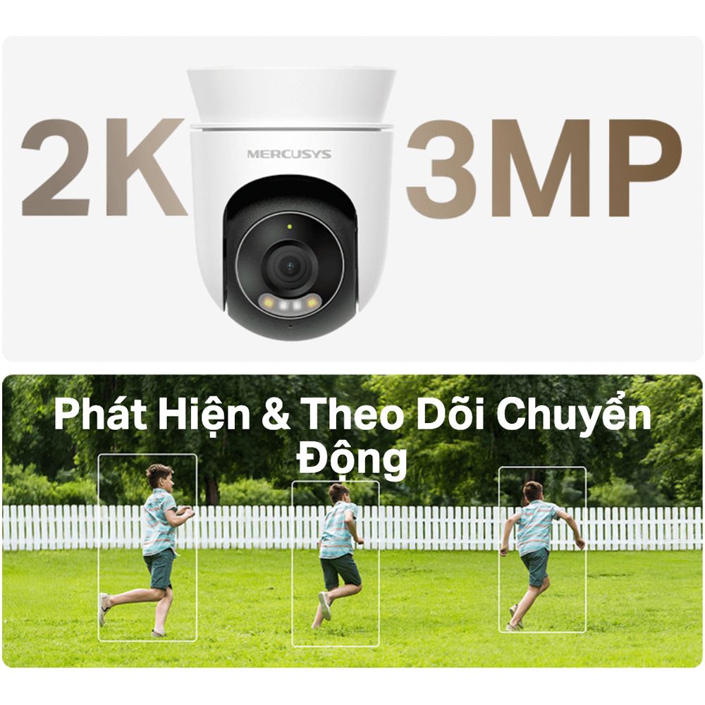 Camera IP Ngoài trời 360 Độ 3MP Mercusys MC510 - 3