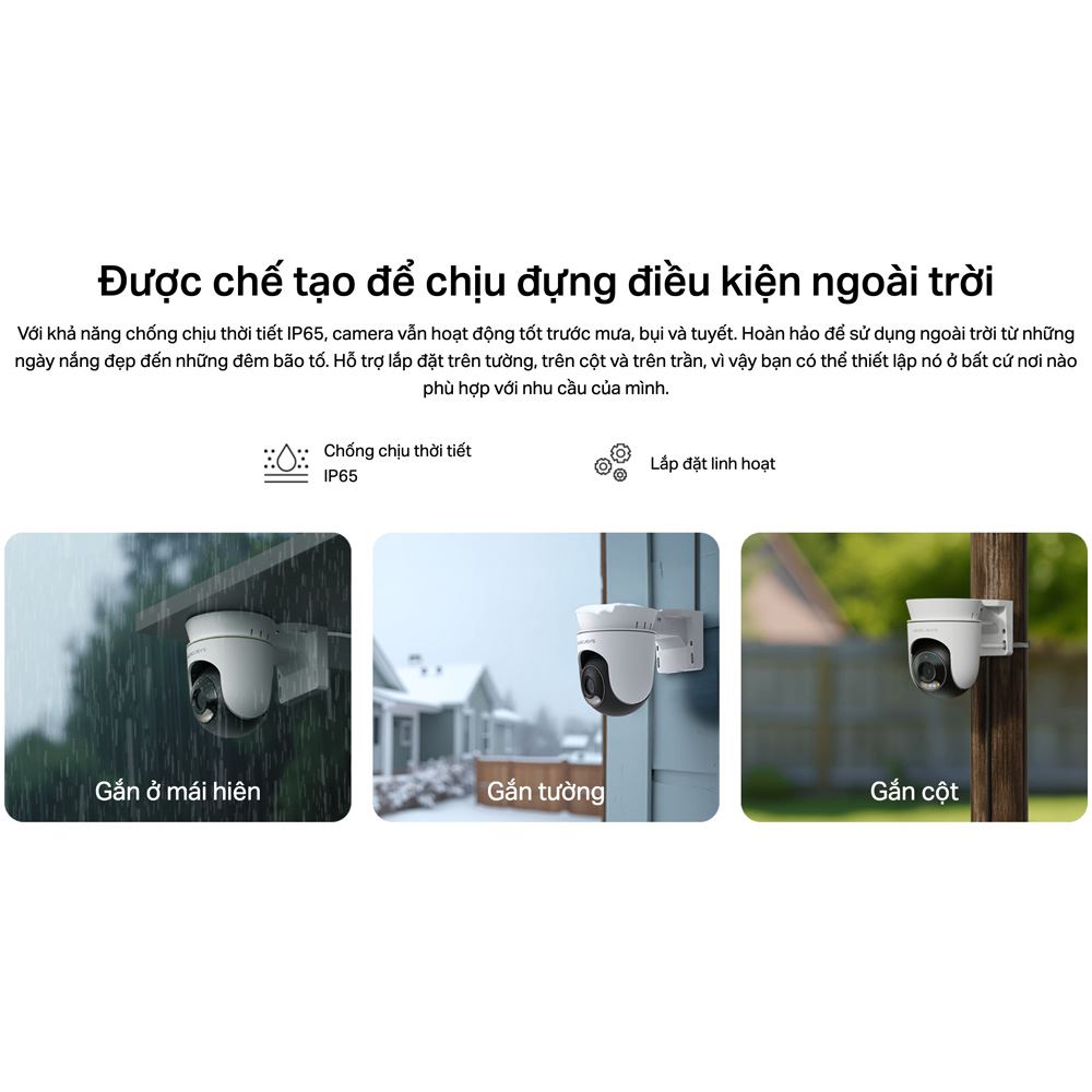 Camera IP Ngoài trời 360 Độ 3MP Mercusys MC510 - 7
