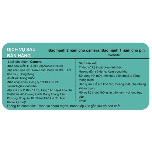 Camera IP Ngoài trời 360 Độ TP-Link Tapo C660 KIT Màu Trắng