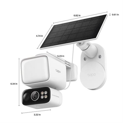Camera IP Ngoài trời 360 Độ TP-Link Tapo C615F KIT Màu Trắng