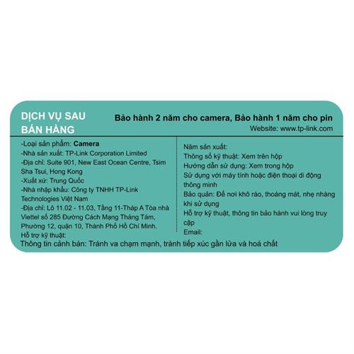 Camera IP 360 Độ TP-Link Tapo C260 Màu Trắng