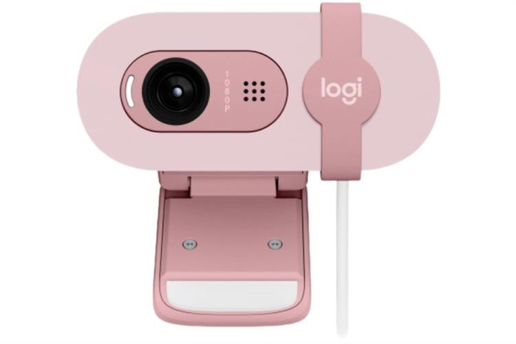 Webcam Logitech Brio 100 Full HD Màu Hồng